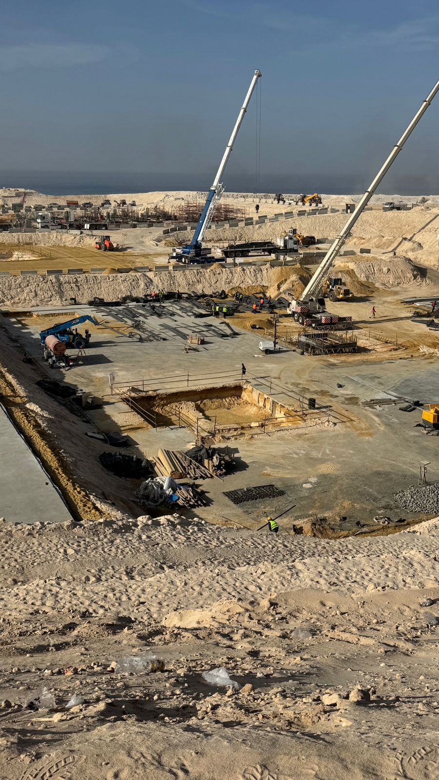 Sea view construction